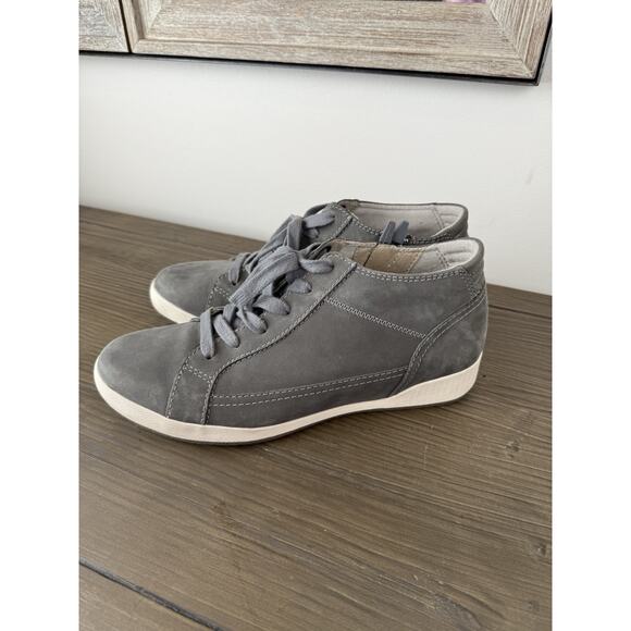 Dansko Onyx Slate Gray Nubuck Leather Ankle Boots Clog Bootie Women’s 41 10.5 11 - Picture 1 of 6